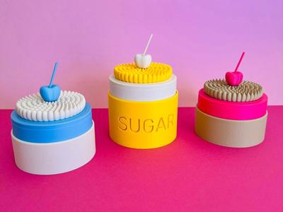 Cherry cake organizer Sugar tray Jewelry box