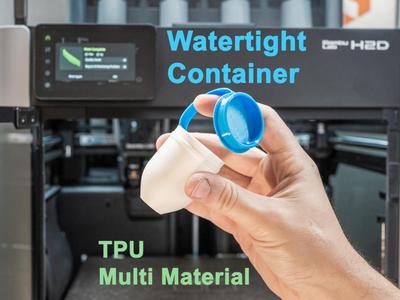 H2D Multi Material TPU Container Watertight