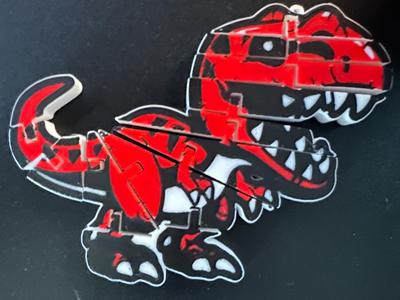 Flexi T-Rex (articulated) fidget keychain