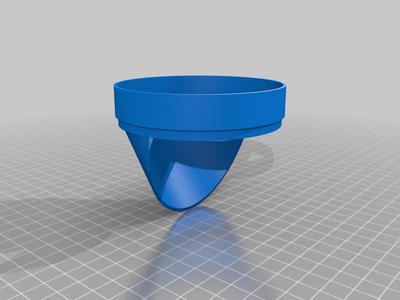 90mm Poop Chute Receptacle for Under Desk Bins