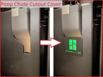 X1/P1 Poop Chute Cutout Cover
