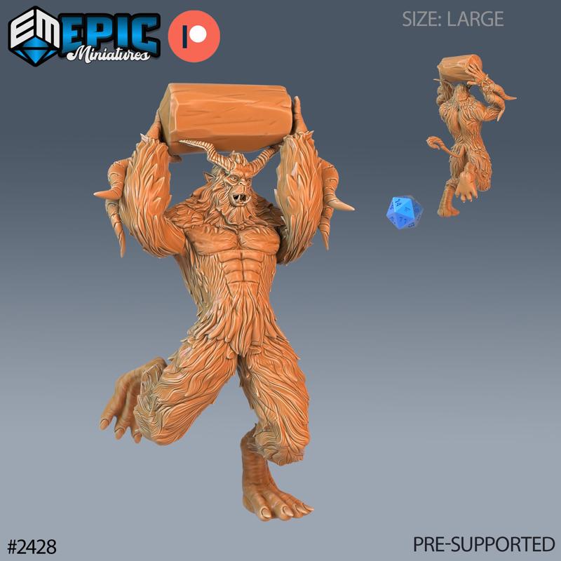 Big Foot Yeti Throw / Frost Giant / Bigfoot / Sasquatch / Snowy Beast / Arctic Encounter