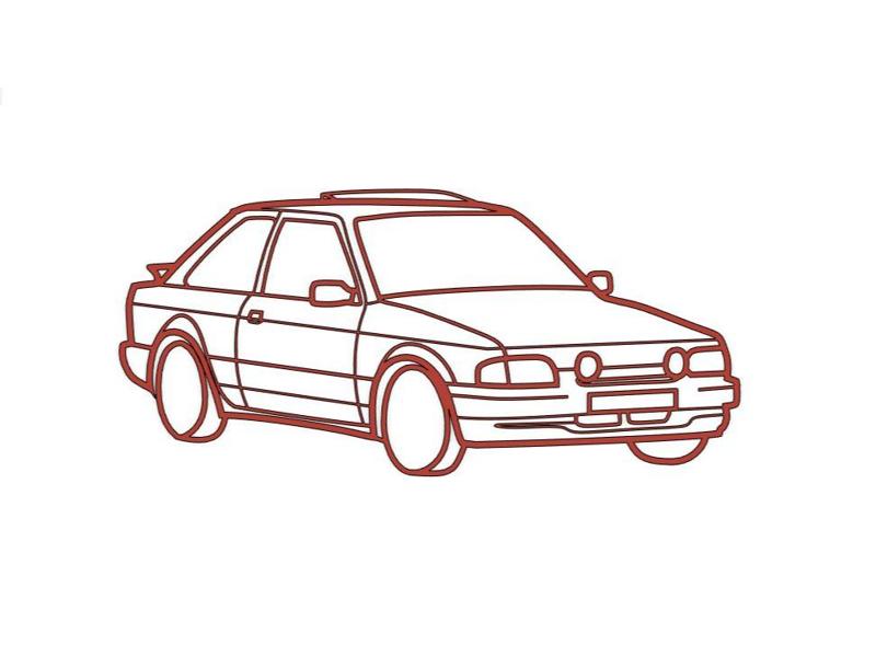 Ford Escort XR3I Wall Decoration