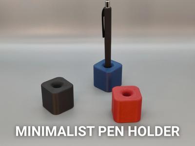 Minimalist pen holder