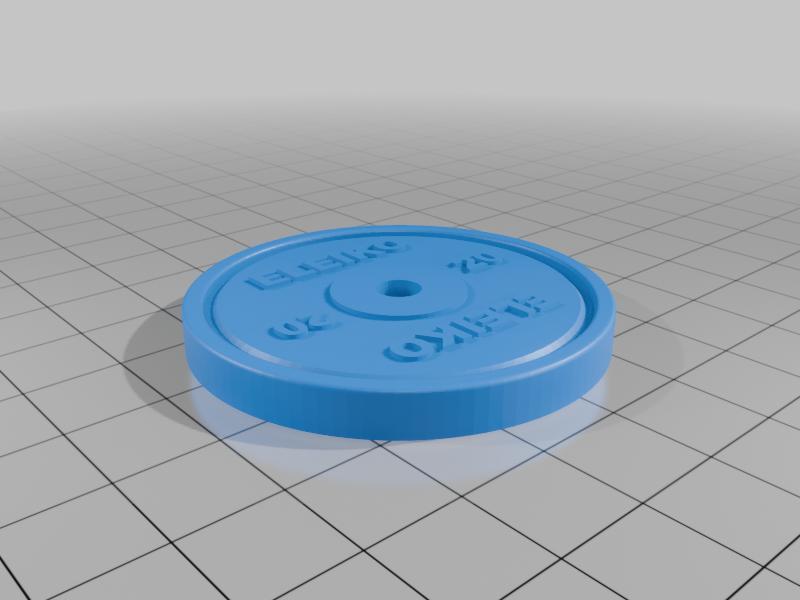 Eleiko Olympic Weightlifting Plate 20 kg