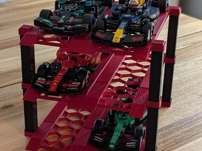 Compatible Speed Champions 6 cars holder  F1