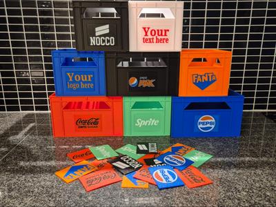 Slim Can Crate 6 cans – Swap Signs – Customizable
