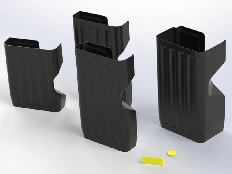 H2D Poop Bucket (dovetail mounts) various sizes