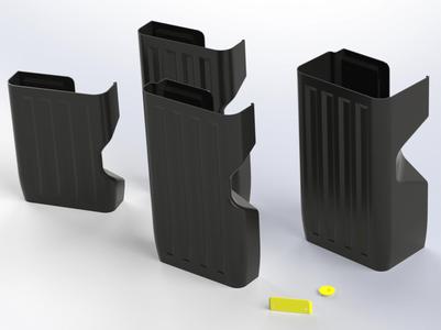 H2D Poop Bucket (dovetail mounts) various sizes
