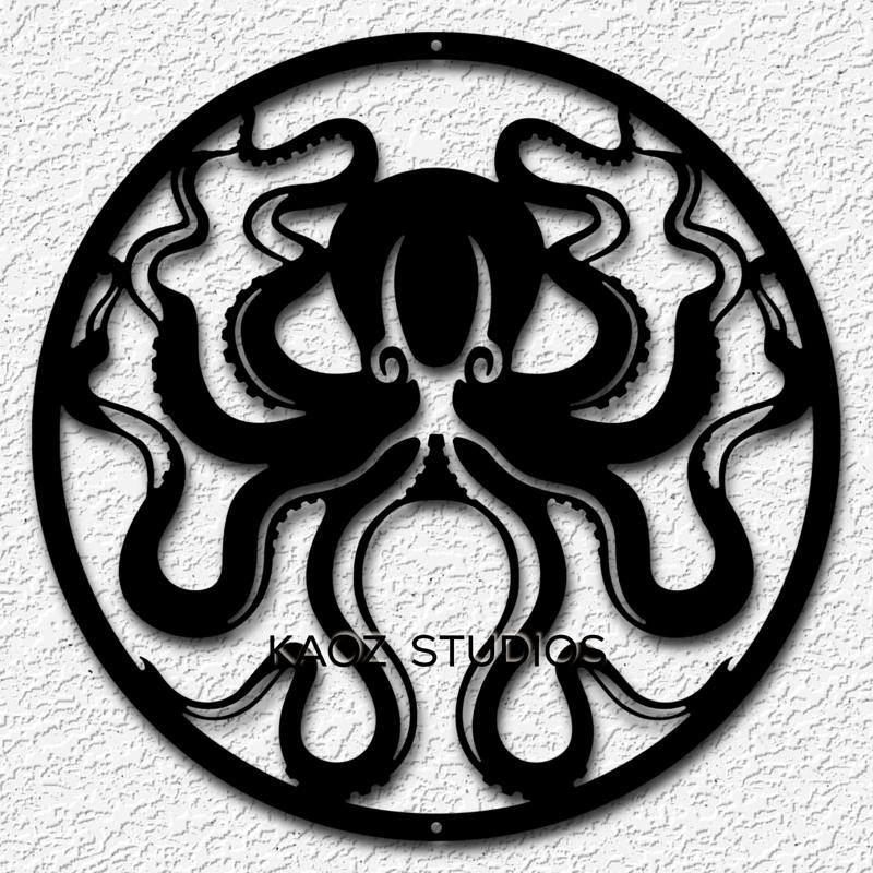 octopus wall art sea life wall decor