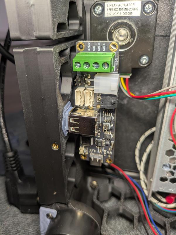 Voron skirt holder for BTT U2C