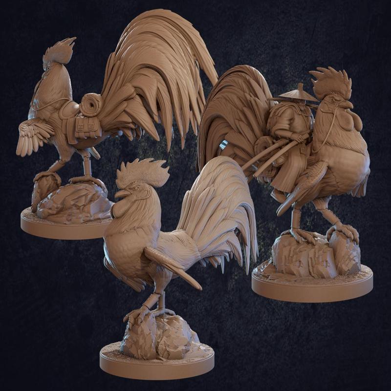 Choto and Hattori Rooster Mount - Presupported
