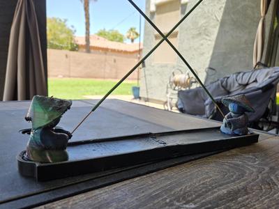 Fisherman Incense Holder: Long Incense Stick Remix