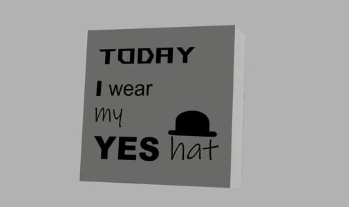 Today i wear my yes hat (MMU/AMS)