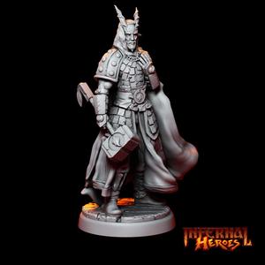 Jerrhan Mistwalker - Tiefling Cleric