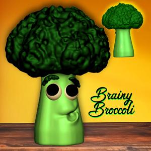 Brainy Broccoli Figurine Funny Fall Decor