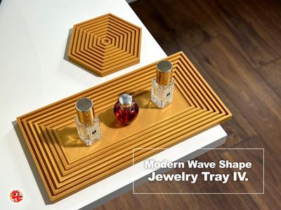 Modern Wave Shaped Jewelry Tray 4