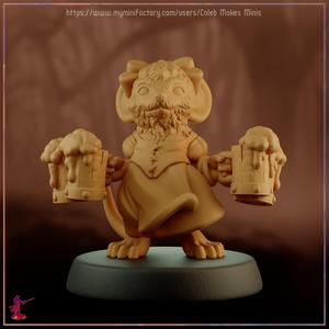  Ariel  the Tavernkeeper [PRE-SUPPORTED] | Mousefolk Series