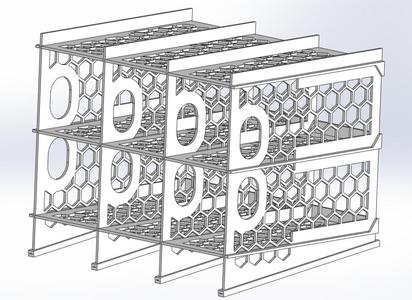 Beer Bottle Fridge Organizer (6 Bottles)