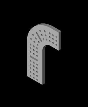 Cribbage drilling templates