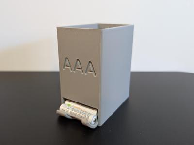 Basic High Capacity AAA Battery Caddy