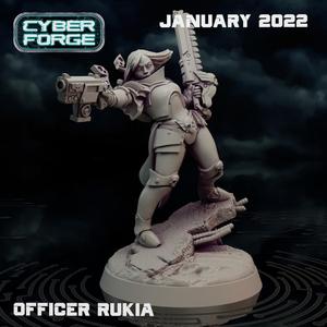 Cyber Forge Raw Power Officer Rukia