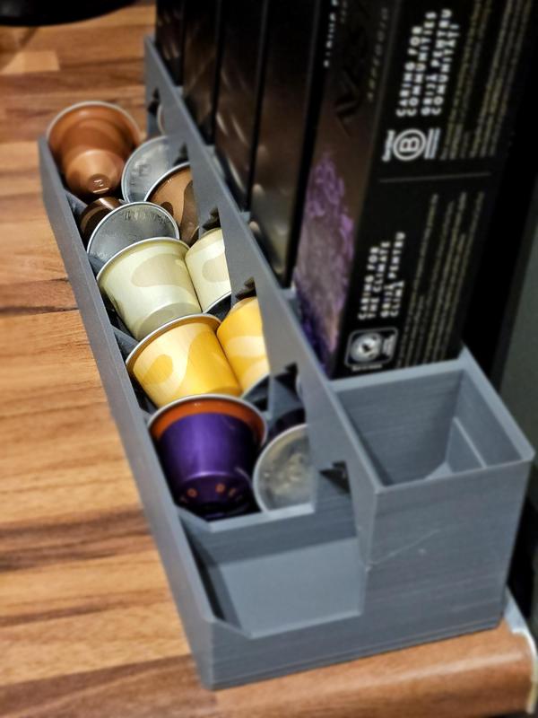 Nespresso capsule dispenser, 6 aromas