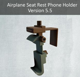 Support-Free Travel Phone Mount for Airplane Tray Table