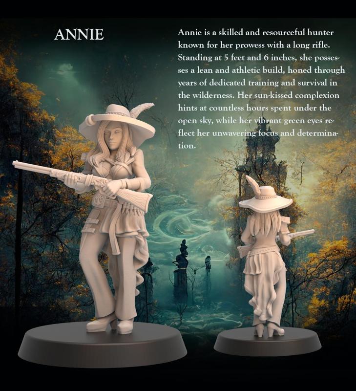 Annie - Tabletop Heroes V1 - 32mm - Heroic scale