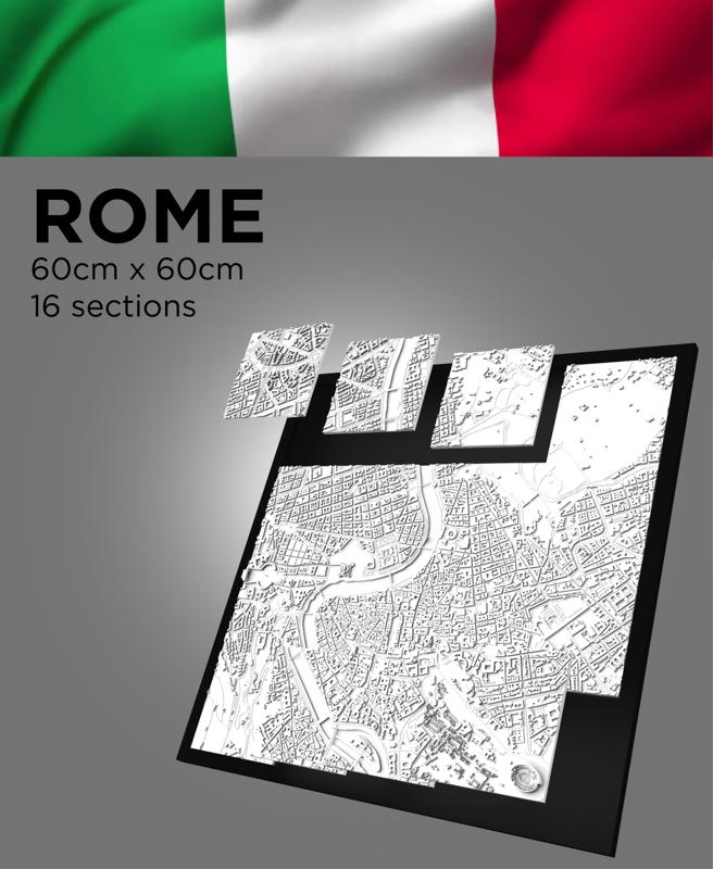 ROME, Skyline 3d map