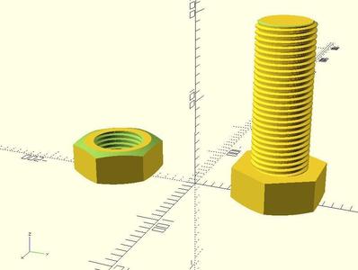 M64 Nut and Bolt