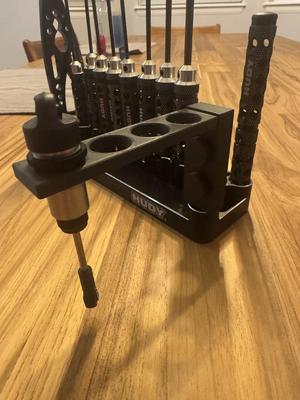 Shock rebuild stand for Hudy tool tray