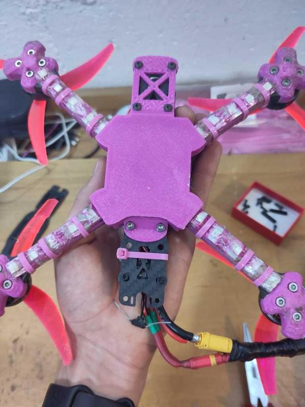 TBS source one V5 Protector with cable shafts