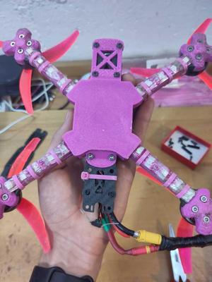 TBS source one V5 Protector with cable shafts