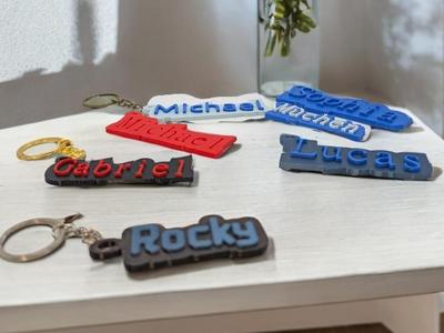Print Your Name – Modifiable Key Tag