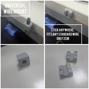 Modern Univeral cable organiser/storage Easy to print/use