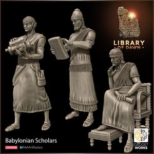 Babylonian Scholars - Library of Dawn