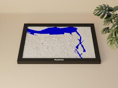 Rostock, Germany - 3D Miniature