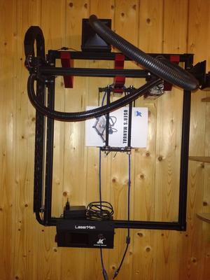 Wall storage brackets for Flying Bear LaserMan laser engraver