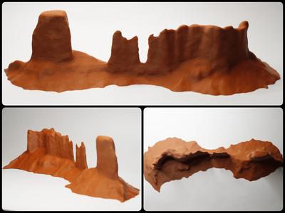 Monument Valley - Tsé Biiʼ Ndzisgaii - Diorama