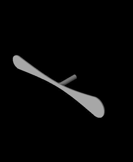 Ski Instruction - Exaggerated Sidecut Profile.stl