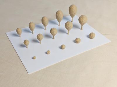 Architectural Trees Basic Pack #2 - Round shaped