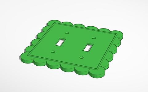 15 Types Scalloped MCM Midcentury Switch Outlet Covers Wallplates