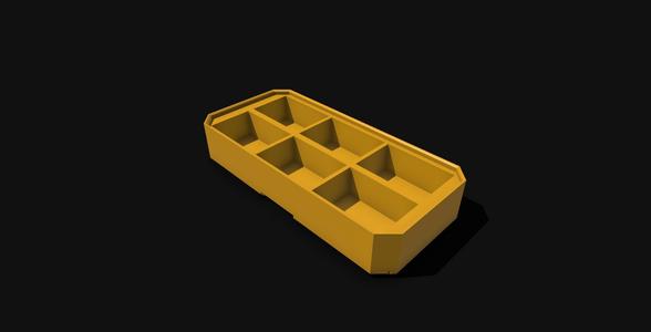 Multiboard 9V Battery Multibin Insert 2x1x0.5
