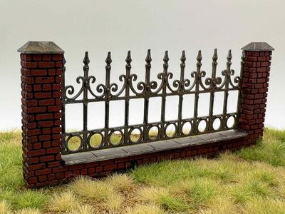 Brick Fence for diorama