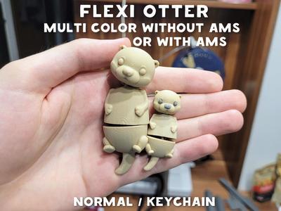 Cute flexi otter | keychain | NO AMS / AMS