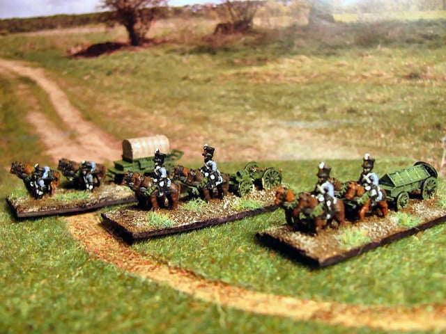 6-15mm Napoleonic Artillery Trains & Wagons & Blender Exporter NAP-9