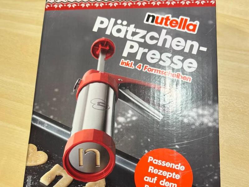 Nutella Cookie Press - Replacement Ring for the Biscuit Press