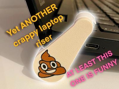 Crappy laptop riser