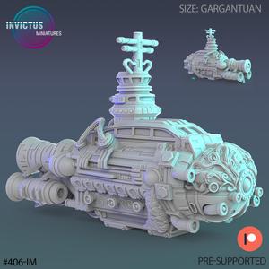Deep-sea Drone / Alien Sea Siege Engine / Underwater Ship Machine / Water Roving Vehicle / Space Colonist Construct / Steampunk Infantry Robot / Cosmic Invasion Army / Cyberpunk / Sci-Fi Encounter